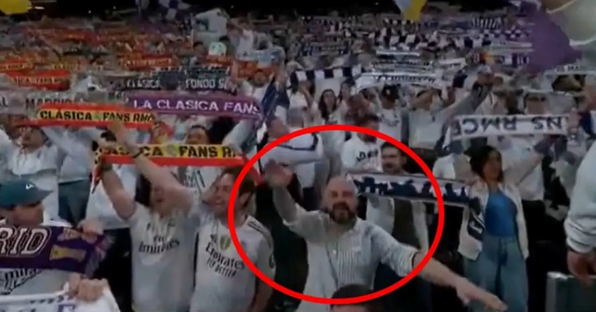 VIDEO Navijač Reala nacistički salutirao u kameru. Odmah je izbačen sa stadiona