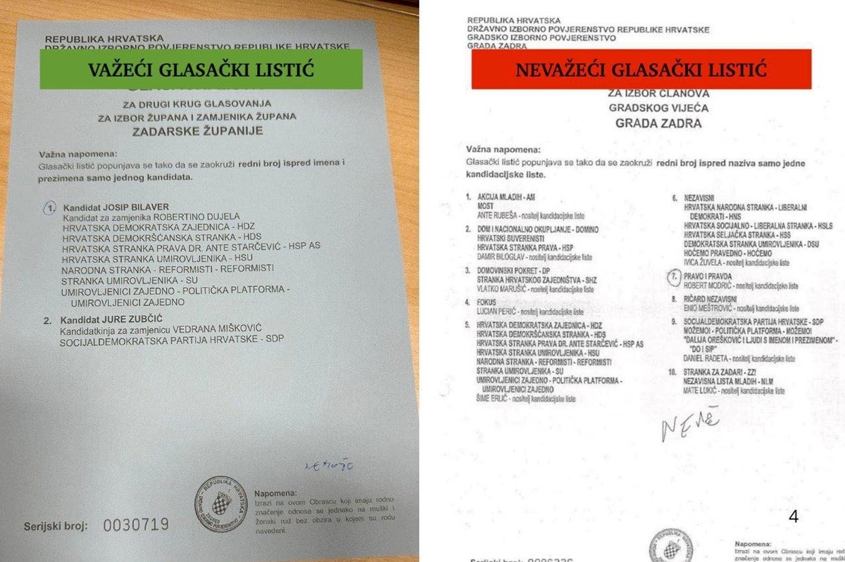 Žestoke reakcije zbog poništenog listića u Zadru: "Ovo je opasni presedan"