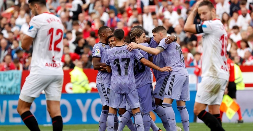 SEVILLA - REAL MADRID 1:2 Modrić sudjelovao u preokretu Reala u važnoj utakmici
