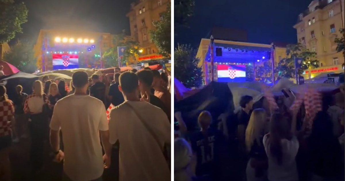 Uoči utakmice na Cvjetnom trgu pjevala se pjesma "Geni kameni"