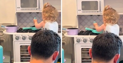 Mama snimila kći kako se igra kuharice, video nasmijao milijune na TikToku