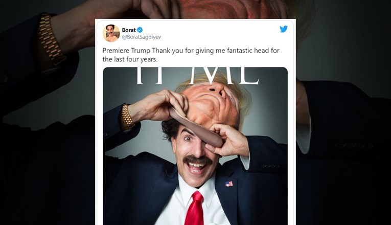 Borat se priključio Twitteru i odmah se počeo brutalno sprdati s Trumpom