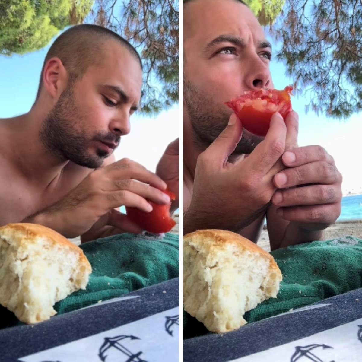 Srpski glumac na plaži u Splitu jeo kruh, rajčicu i paštetu: "To je život"
