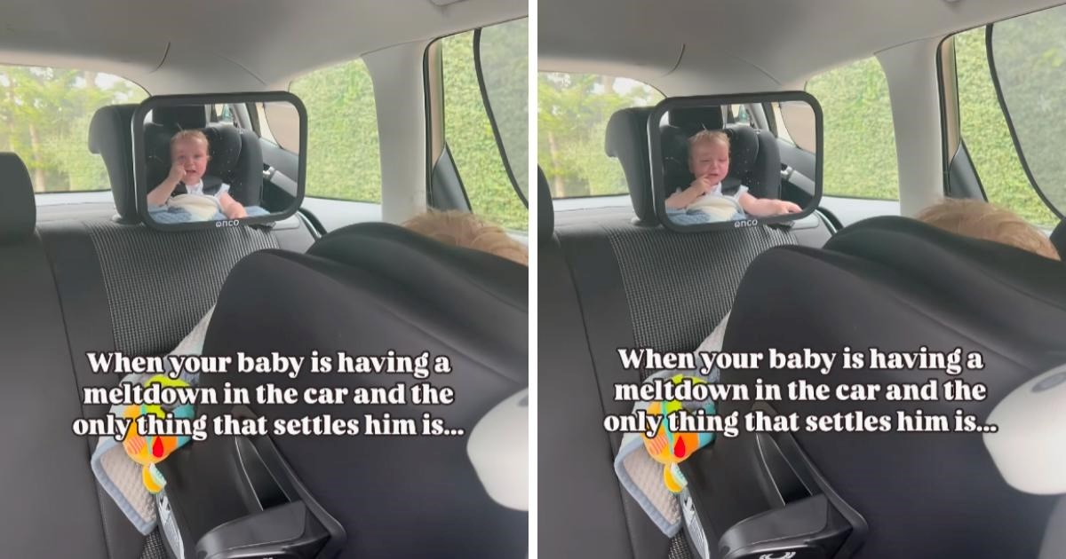 Beba često plače tijekom vožnje u autu, osim kada drži jedan neobičan predmet