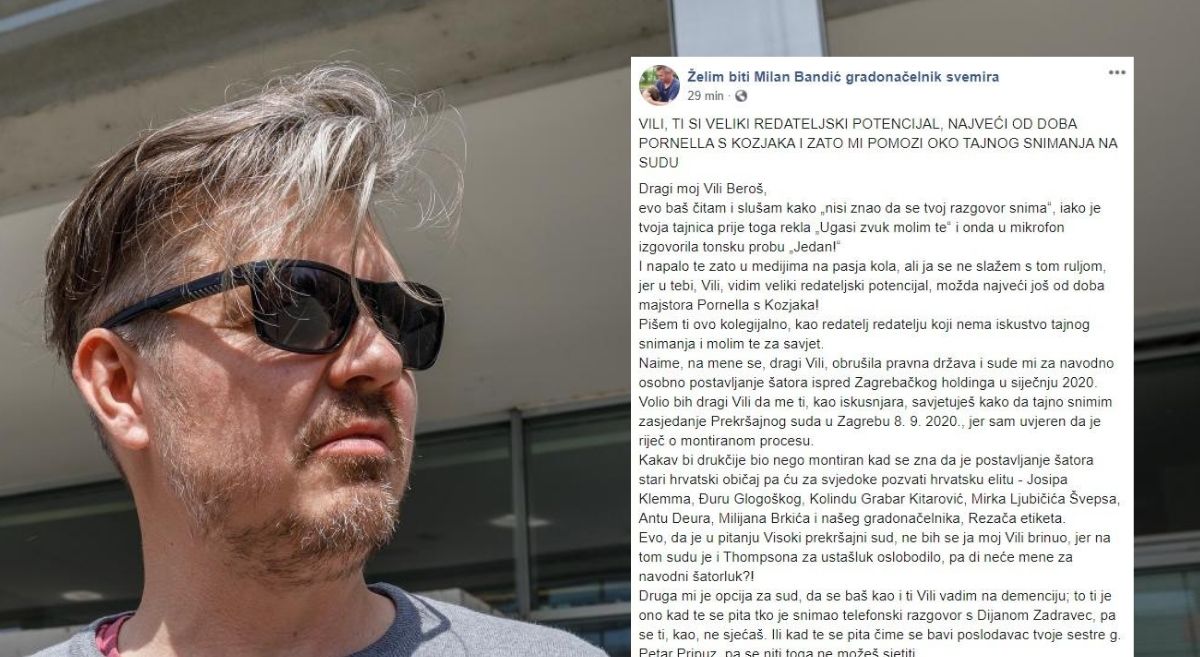 Juričan pisao Berošu: Ti, ja i Andrej ćemo iskapiti bocu gina. Nadam se bez snimanja