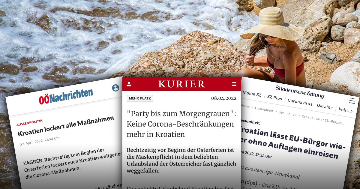 U Austriji i Njemačkoj su jako sretni zbog ukidanja mjera u Hrvatskoj