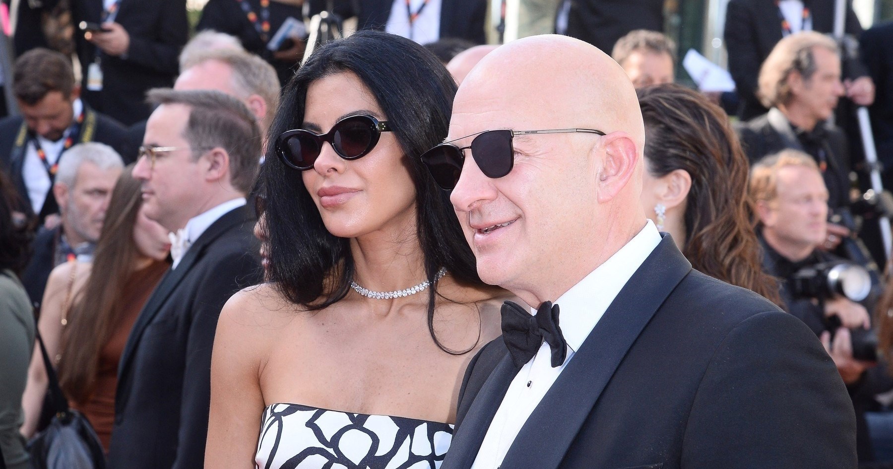 FOTO Dvojnici Jeffa Bezosa i Lauren Sanchez zbunili posjetitelje festivala