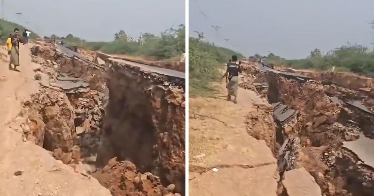 VIDEO Nastao golemi rascjep nakon potresa u Mjanmaru