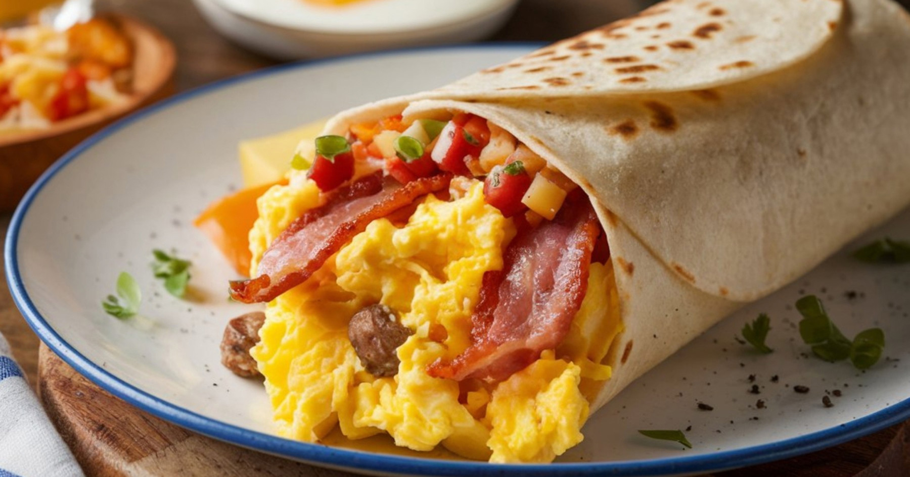 Zasitni doručak: Burrito s jajima i slaninom koji će vas držati sitima do ručka