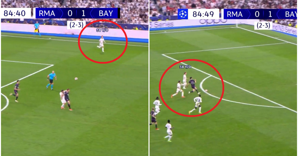 UEFA objavila sprint Modrića preko cijelog terena: "Koliko radi čovjek od 38 godina"