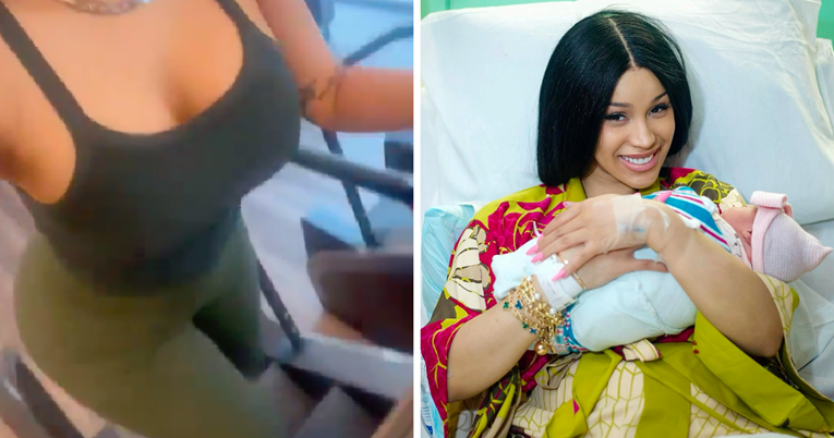 Cardi B objavila video iz teretane 8 dana nakon poroda, ljudi je kritiziraju