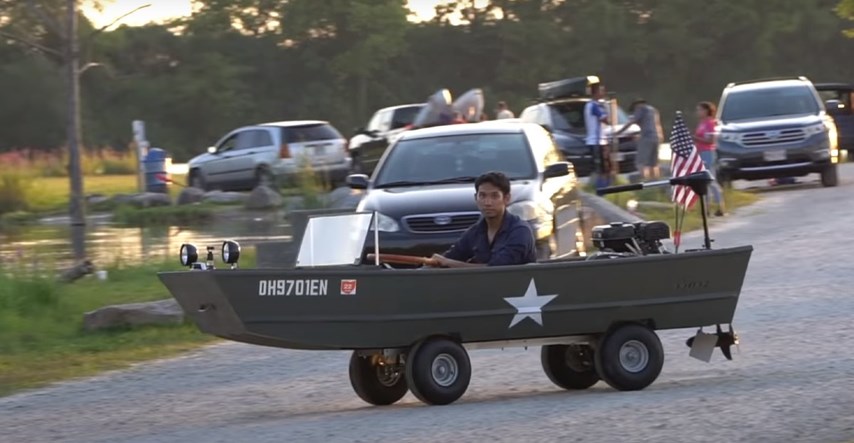 VIDEO Evo kako napraviti najjednostavnije amfibijsko vozilo