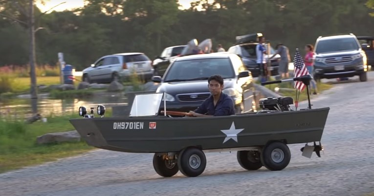 VIDEO Evo kako napraviti najjednostavnije amfibijsko vozilo