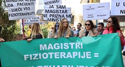 Veliki prosvjed fizioterapeuta ispred Beroševog ministarstva: "Vili, javi se!"