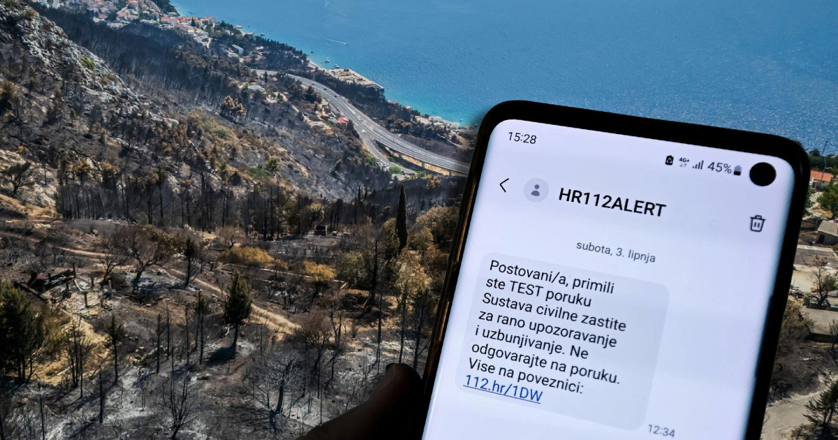 Pitali smo zašto SMS-om nisu upozorili ljude kod Omiša. Za odgovor im trebalo 5 dana