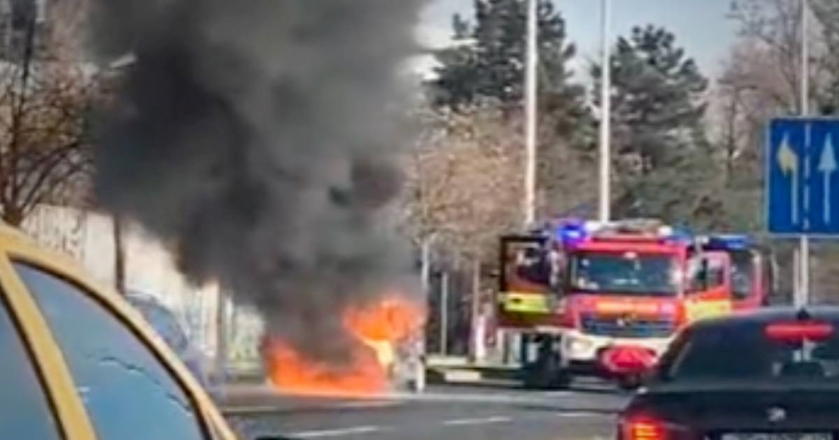 VIDEO Zapalio se auto na Zagrebačkoj aveniji