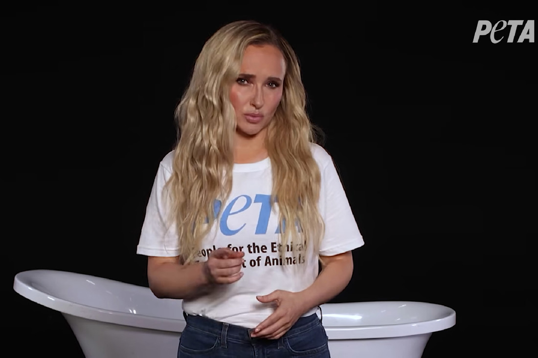 Hayden Panettiere za PETA-u snimila kampanju dva tjedna prije smrti