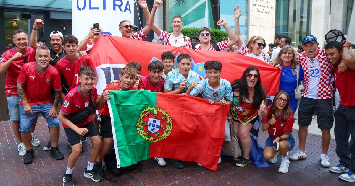 FOTO Hrvati i Portugalci zajedno navijali ispred hotela u Torontu