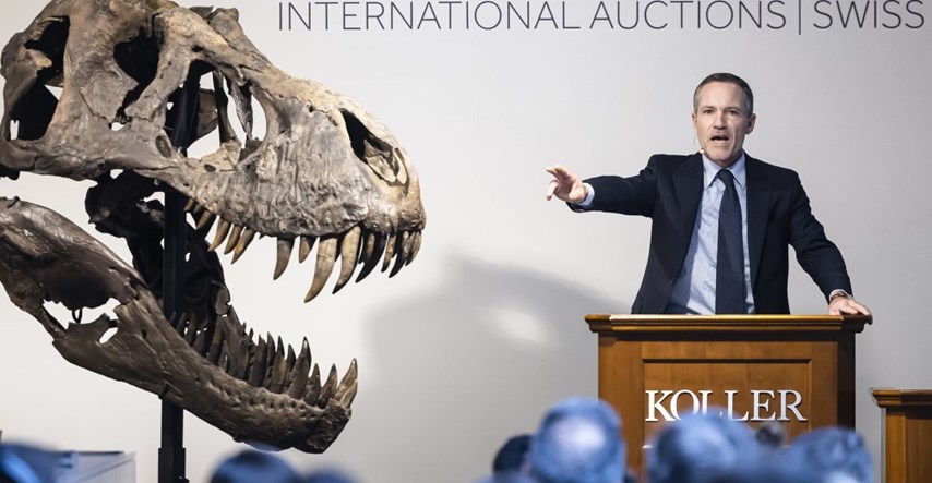FOTO Ovo je kostur T-Rexa koji je jučer u Švicarskoj prodan za 5.6 milijuna eura