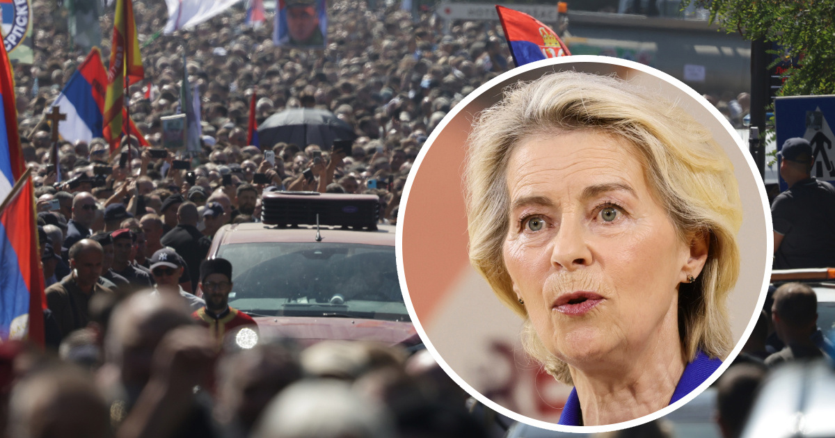 Von der Leyen: Slike s Mladićeva sprovoda su šokantne
