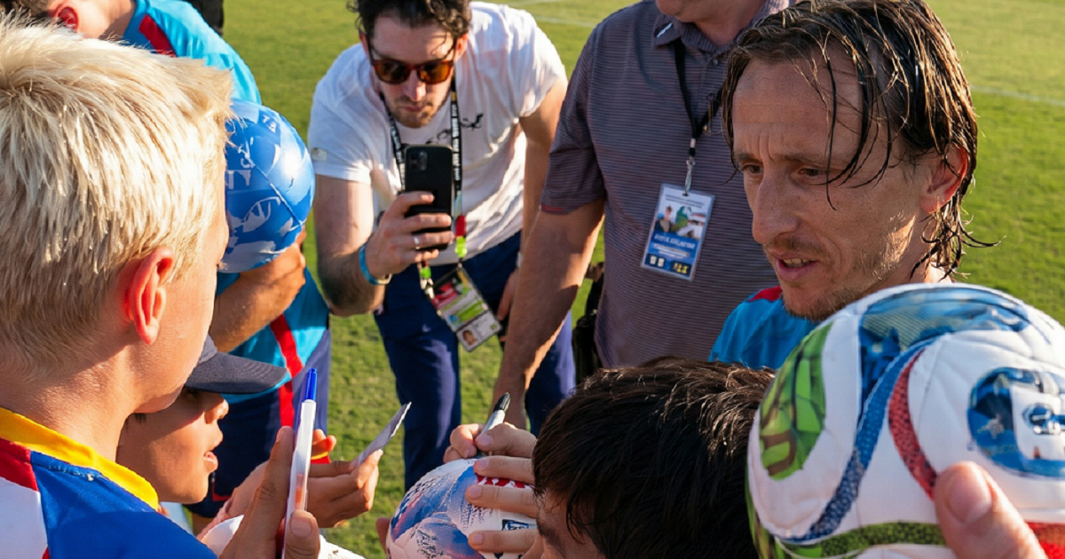 VIDEO Modrić izazvao euforiju na treningu Hrvatske u Americi