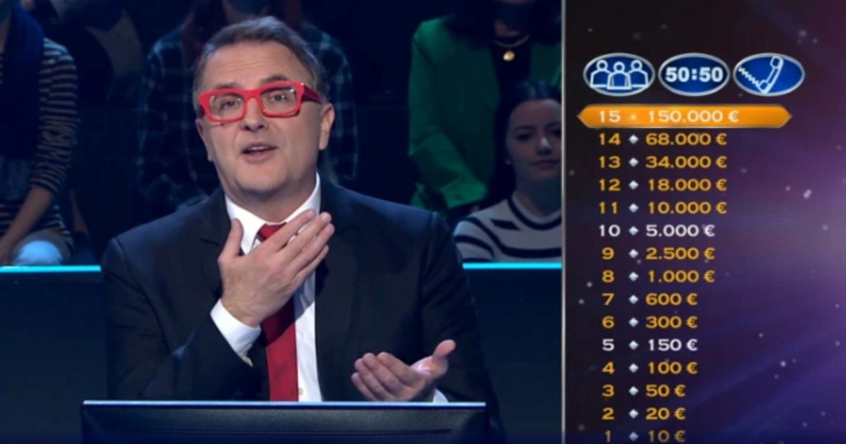 Gledatelji nezadovoljni Milijunašem u novoj godini: "Prvo pitanje je manje od 100 kn"