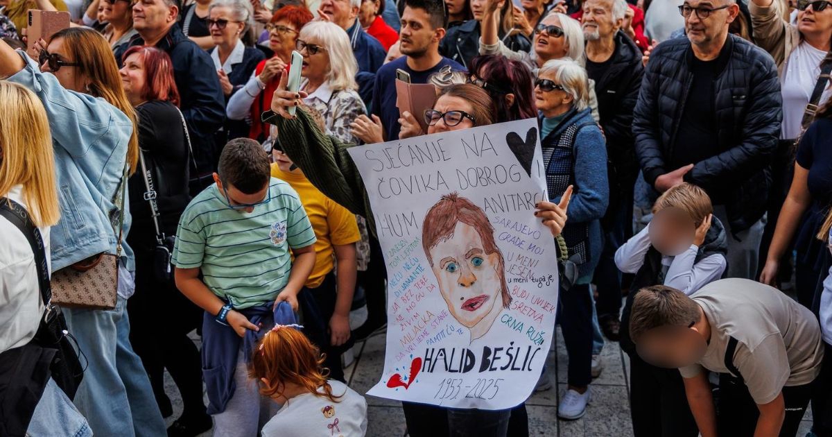 Plakat za Halida u Splitu privukao pažnju: "Sjećanje na dobrog čovika"