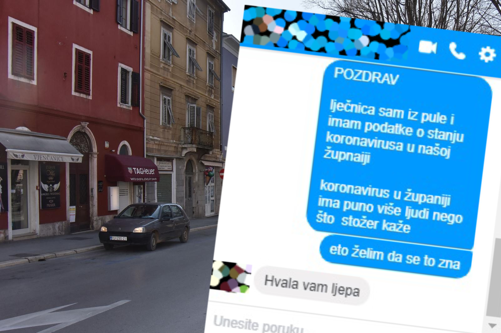 Djevojka iz Pule lagala da je liječnica, na Fejsu davala savjete o koronavirusu