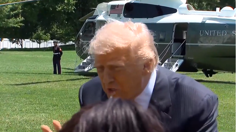 VIDEO Trump novinarki: Udvostručio sam veličinu plesne dvorane, glupa osobo