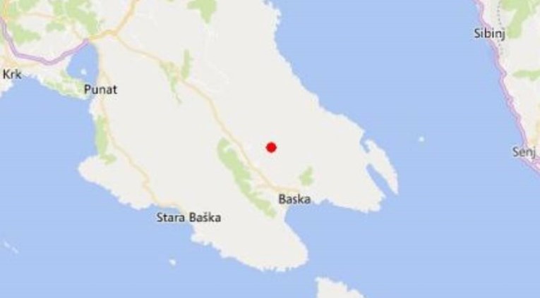 Potres magnitude 2.6 na Krku