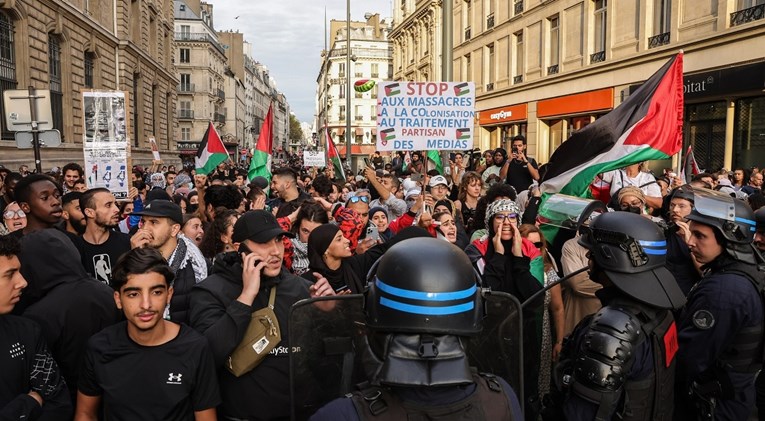 Zabranjen prosvjed potpore Palestincima u Parizu