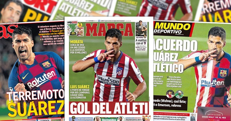 Sve španjolske naslovnice: Bombetina, Suarez prelazi u Atletico. Igrat će za siću