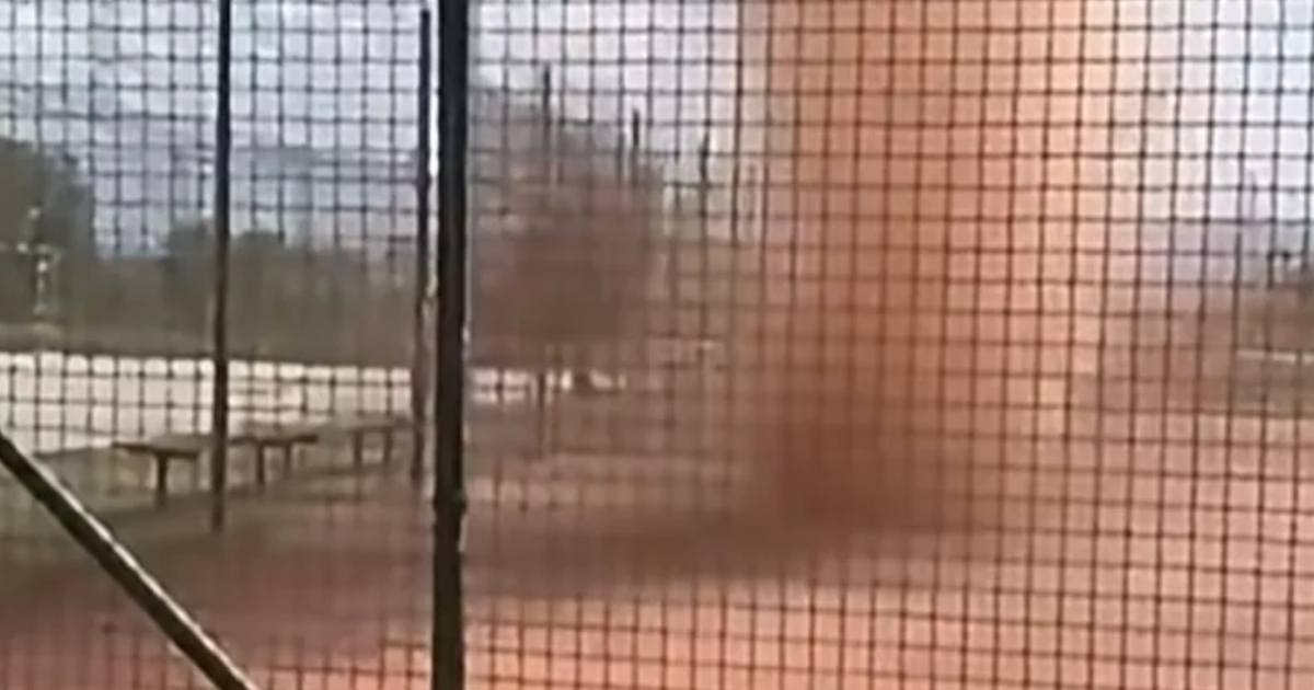 VIDEO Pješčani vrtlog formirao se u okolici Krškog