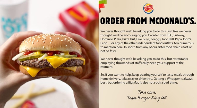 Iz Burger Kinga poručili: Naručite iz McDonald'sa