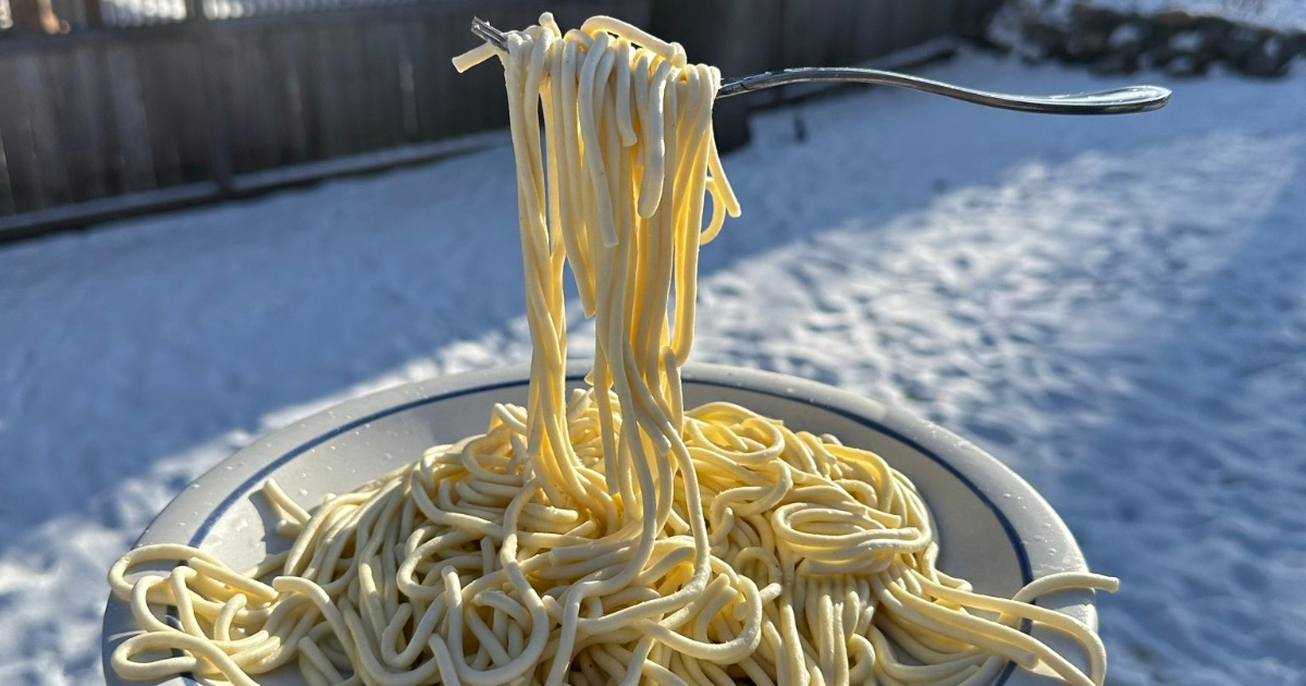 U SAD-u je toliko hladno da se špageti smrzavaju u zraku