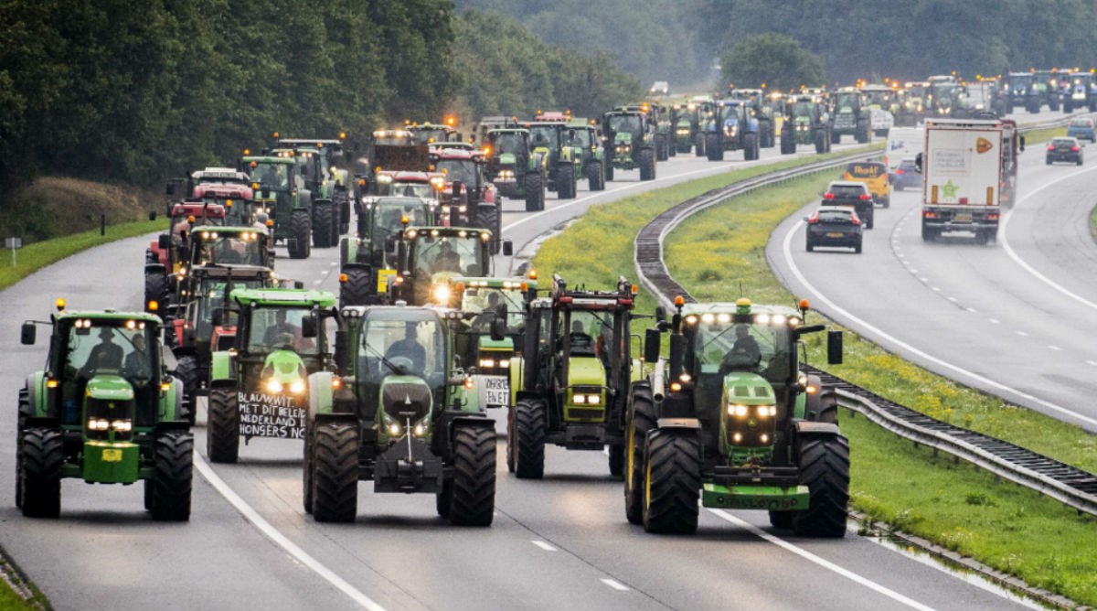 Farmeri prosvjedovali u Nizozemskoj, stvorile se kolone duge 1100 kilometara