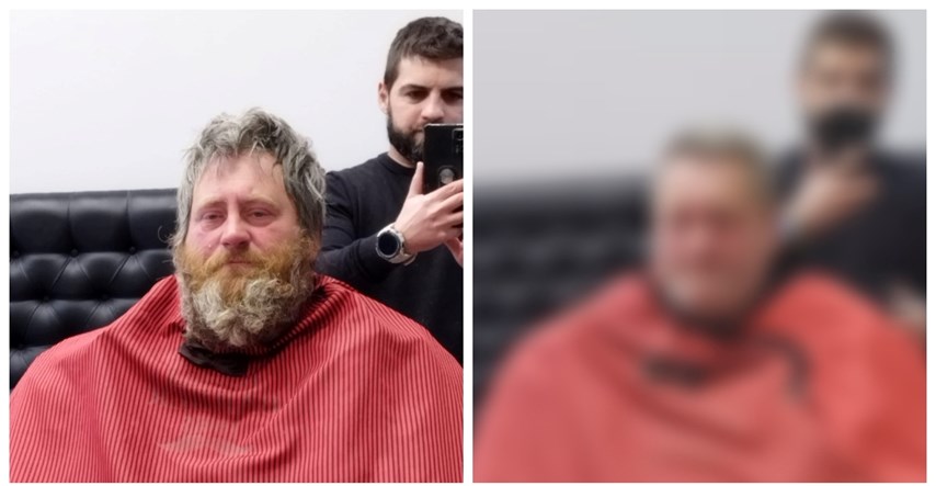 VIDEO Frizer iz Beograda ošišao beskućnika pa pokazao njegovu transformaciju
