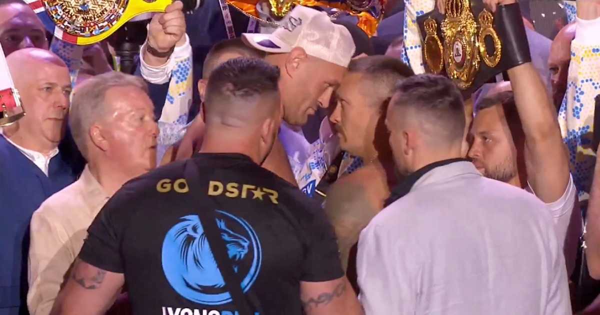 VIDEO Fury na posljednjem sučeljavanju nasrnuo na Usika