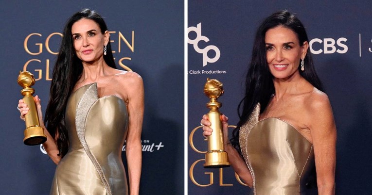 Demi Moore prvi put u 45 godina karijere osvojila Zlatni globus, govorom ganula mnoge