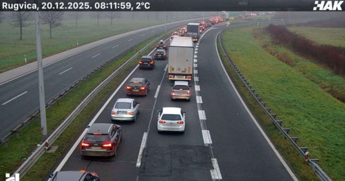 Kolona od devet kilometara na autocesti A3 zbog prometne