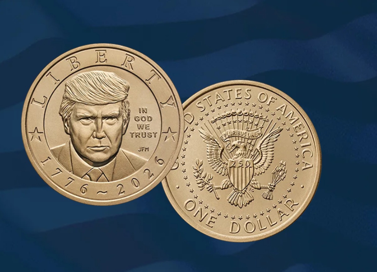 Izdana kovanica dolara s likom Donalda Trumpa