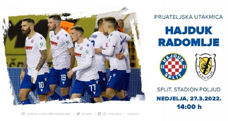 Hajduk dogovorio prijateljsku utakmicu sa svojom slovenskom filijalom