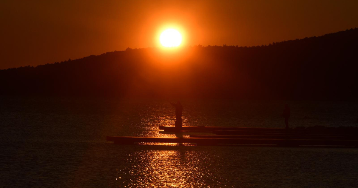 FOTO Zalazak sunca kod Šibenika oduzima dah
