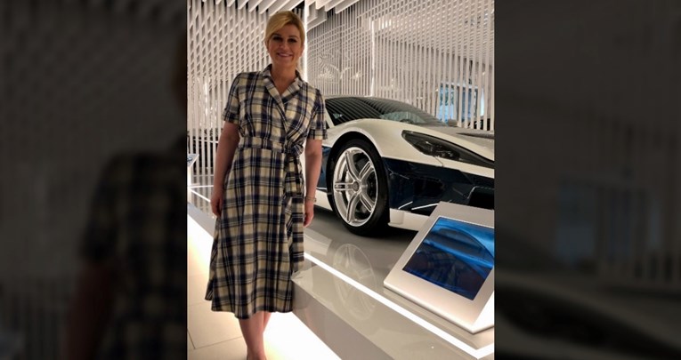 Kolinda pozirala ispred Nevere u Dubaiju, fanovi joj nižu komplimente