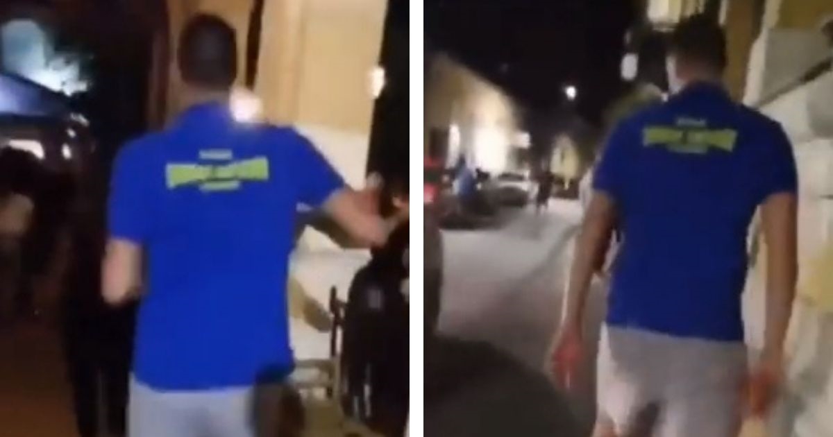 Pojavio se video čovjeka koji pijan tetura ulicom. Srpski mediji tvrde da je to Jokić