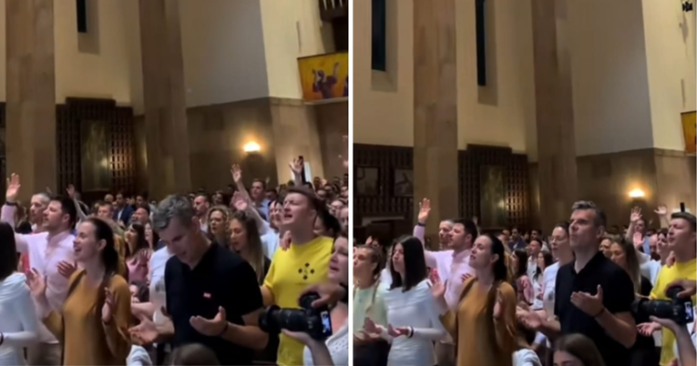 Video voditelja Dnevnika Nove TV u crkvi je hit, pregledan je 12.5 milijuna puta