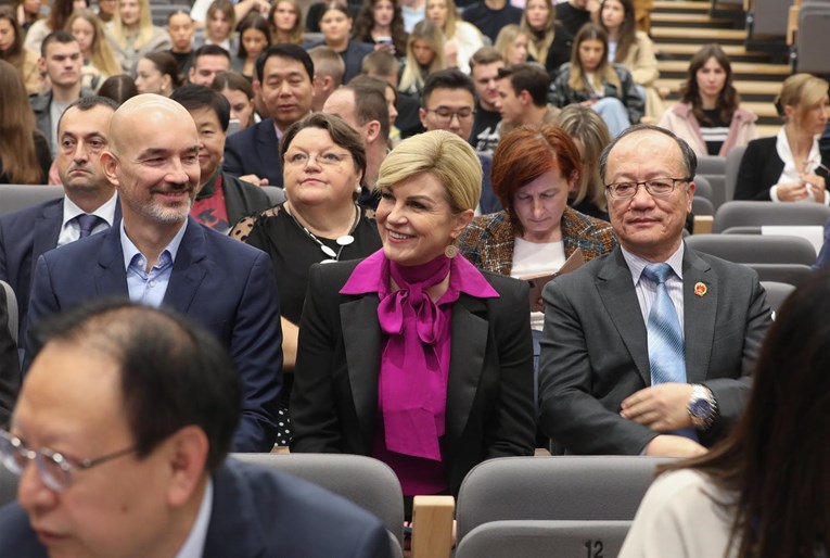 Kolinda snimljena na finalu međunarodnog projekta u Zagrebu