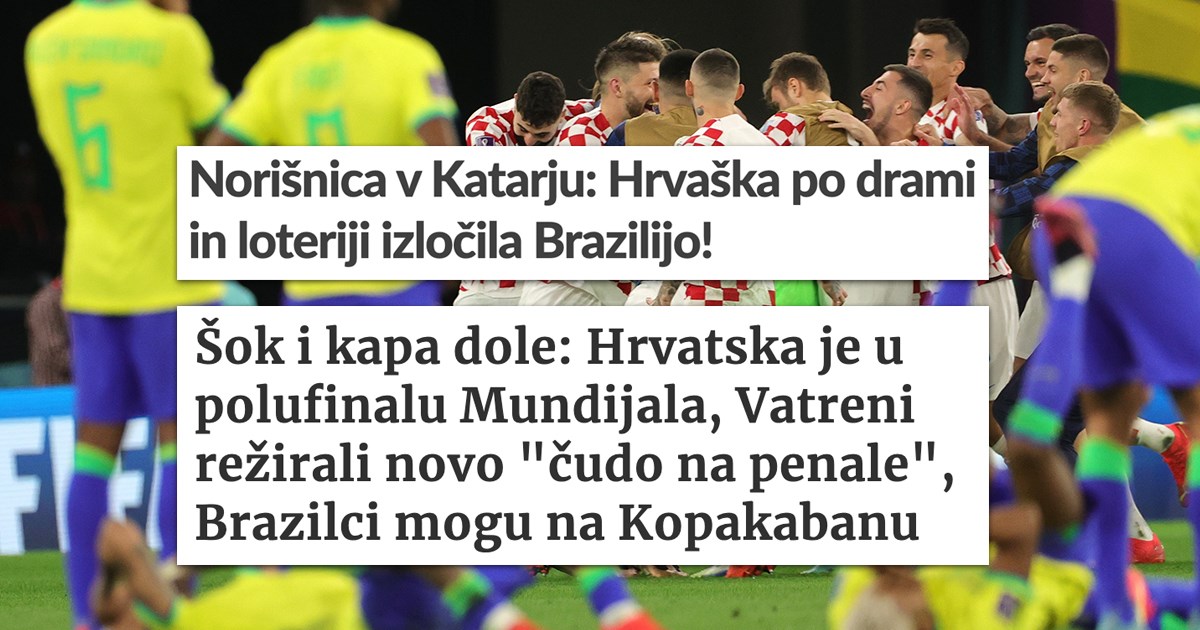 Regija: "Hrvatska napravila svjetsku senzaciju", "Šok i kapa dolje"