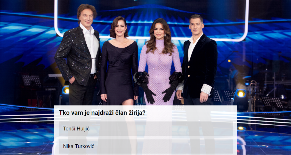 ANKETA Tko vam je najdraži (a tko najmrži) član žirija u Superstaru?