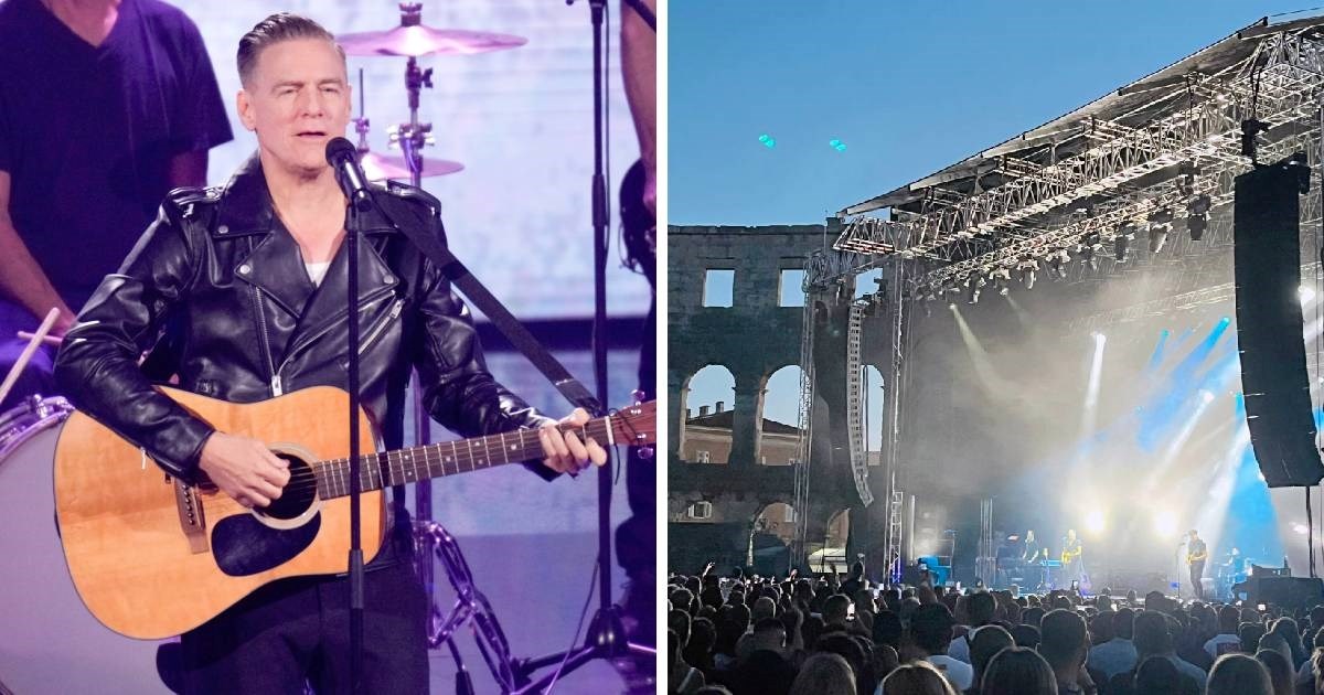 Bryan Adams održao koncert u punoj pulskoj Areni